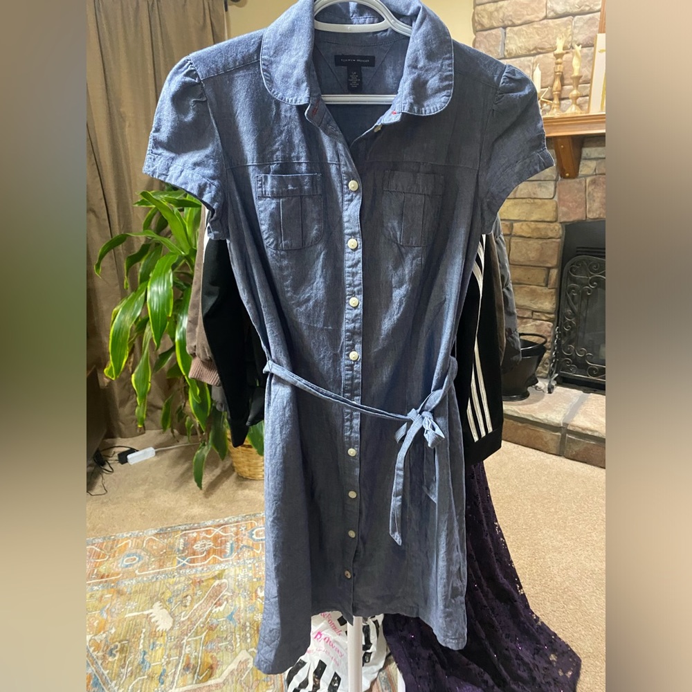 Tommy Hilfiger denim dress size small.